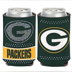 NEW - Green Bay Packers Bling Can Cooler